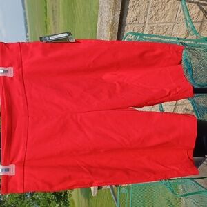 Counterparts Red pull on stretch shorts with tummy control